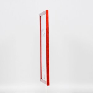 Efecto Marco de madera Perfil 89 rojo 42x60 cm Cristal acrílico