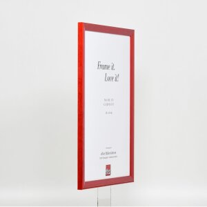 Efecto Marco de madera Perfil 89 rojo 42x60 cm Cristal acrílico