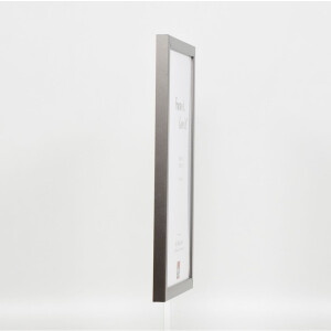 Marco de madera Top Cube 42x59,4 cm cristal antirreflejos platino