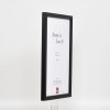 Efecto marco de madera perfil 33 negro 42x59,4 cm cristal antirreflejos