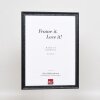 Efecto Marco de Madera Perfil 2070 Cristal Normal 42x59,4 cm negro
