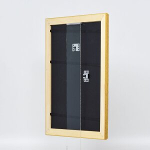 Efecto Madera Marco Barroco Perfil 37 oro antiguo 42x59,4 cm Cristal acrílico