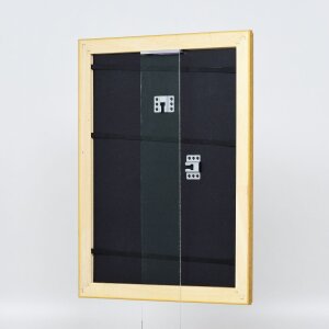 Efecto Madera Marco Barroco Perfil 37 oro antiguo 42x59,4 cm Cristal acrílico