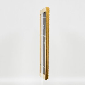 Efecto Madera Marco Barroco Perfil 37 oro antiguo 42x59,4 cm Cristal acrílico
