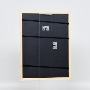 Efecto Marco de madera Perfil 38 blanco 42x59,4 cm Cristal de museo