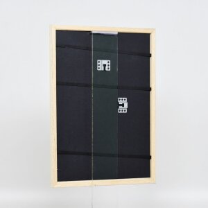 Efecto Marco de madera Perfil 38 blanco 42x59,4 cm Cristal de museo