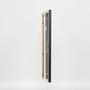 Efecto Marco de madera Perfil 38 gris 42x59,4 cm Vidrio de museo