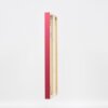 Efecto marco de madera perfil 35 rojo 42x59,4 cm cristal de museo