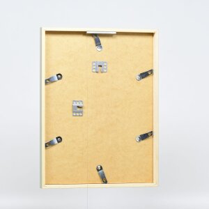 Efecto marco de madera perfil 35 verde 42x59,4 cm cristal de museo