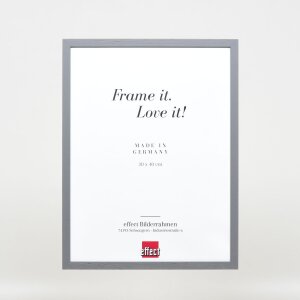 Efecto marco de madera perfil 35 antracita 42x59,4 cm cristal de museo