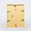 Efecto marco de madera perfil 35 marrón 42x59,4 cm cristal de museo