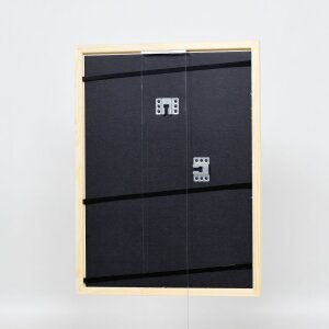 Efecto Marco de madera Perfil 89 blanco 42x59,4 cm Cristal de museo