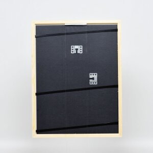 Efecto Marco de madera Perfil 89 blanco 42x59,4 cm Cristal de museo