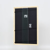 Efecto Marco de madera Perfil 89 blanco 42x59,4 cm Cristal de museo
