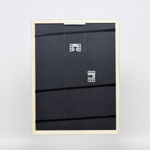 Efecto Marco de madera Perfil 89 azul 42x59,4 cm Vidrio de museo