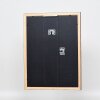 Efecto marco de madera perfil 2210 marrón oscuro 45x60 cm cristal normal