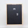 Efecto marco de madera perfil 2210 marrón oscuro 45x60 cm cristal normal