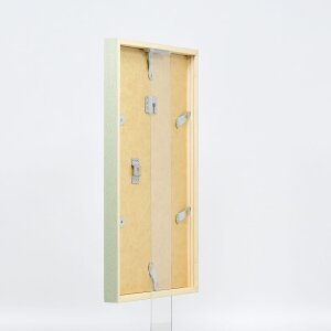 Efecto Marco de madera Perfil 35 verde 45x60 cm Cristal normal
