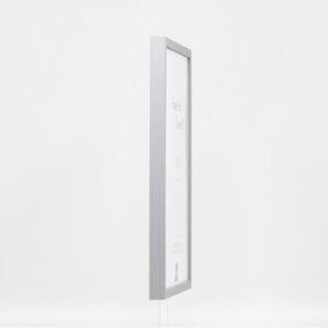 Efecto marco de madera perfil 35 gris claro 45x60 cm cristal normal