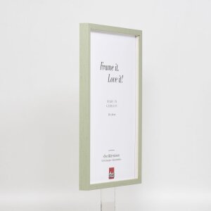 Efecto marco de madera Perfil 35 verde 45x60 cm cristal normal + separador