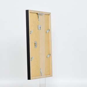 Efecto marco de madera perfil 33 negro 45x60 cm cristal acrílico