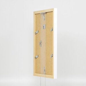 Efecto Marco de madera Top N blanco 45x60 cm Cristal acrílico