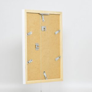 Efecto Marco de madera Top N blanco 45x60 cm Cristal acrílico
