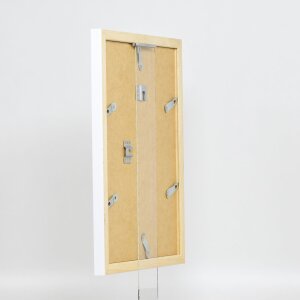 Efecto Marco de madera Top N blanco 45x60 cm Cristal acrílico