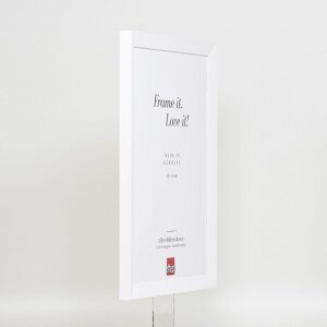 Efecto Marco de madera Top N blanco 45x60 cm Cristal acrílico