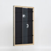 Efecto marco de madera perfil 2070 cristal normal 45x60 cm plata