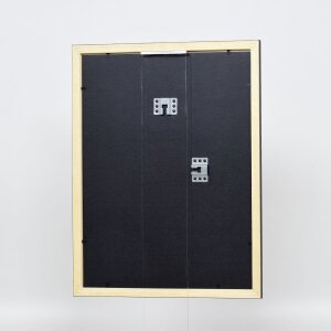 Efecto marco de madera perfil 2210 negro 45x60 cm cristal de museo
