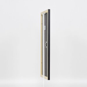 Efecto marco de madera perfil 2210 negro 45x60 cm cristal de museo