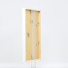 Marco de madera efecto Perfil 35 blanco 45x80 cm cristal antirreflejos