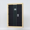 Efecto marco de madera perfil 21 nuez marrón 45x80 cm cristal acrílico