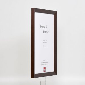 Marco de madera efecto Top N palisandro 45x80 cm cristal acrílico