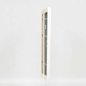 Efecto Madera Marco Barroco Perfil 37 blanco 45x80 cm Cristal acrílico