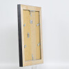 Efecto marco de madera maciza perfil 28 oro 45x80 cm cristal acrílico