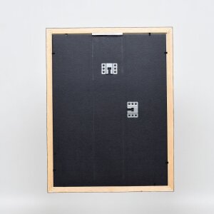 Efecto marco de madera perfil 2210 marrón oscuro 45x80 cm cristal de museo