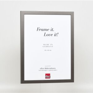 Marco de madera Top Cube 50x100 cm cristal platino antirreflejo