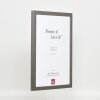 Marco de madera Top Cube 50x100 cm cristal platino antirreflejo