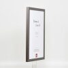Marco de madera Top Cube 50x100 cm cristal platino antirreflejo