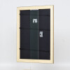 Efecto marco de madera perfil 94 oro 50x100 cm cristal normal