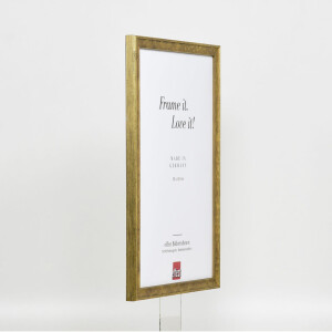 Efecto marco de madera perfil 2070 cristal normal 50x100 cm oro