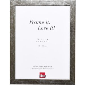 Marco efecto 2312 plata alto brillo 50x100 cm cristal...