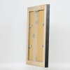 Efecto marco de madera maciza perfil 28 oro 50x100 cm cristal antirreflejos