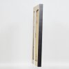 Efecto marco de madera maciza perfil 28 oro 50x100 cm cristal antirreflejos