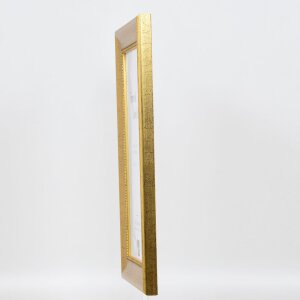 Efecto marco de madera perfil 95 oro 50x100 cm cristal acrílico