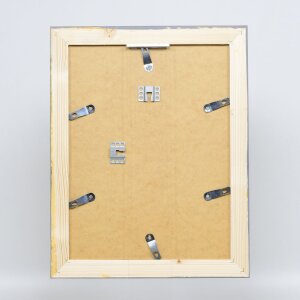 Portarretratos efecto madera maciza 2240 gris 50x100 cm cristal de museo