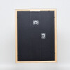 Efecto marco de madera perfil 2210 marrón oscuro 50x50 cm cristal normal
