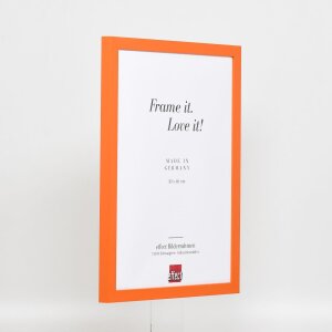 Marco de madera Top Cube 50x50 cm cristal acrílico naranja